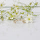 SI Clarity Trio Diamond Ring, Crown Diamond Band 14k Gold Petite Jewelry