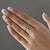 Natural Emerald & Diamond Wedding Ring, 14k Yellow Gold Hexagon Shape Halo Ring, Best Gift For Anniversary, Proposal Ring