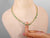Emerald Bezel Set Tennis Necklace, Graduation Station Necklace, Green Gemstone Minimalist Necklace, Layering Proposal Necklace, May Birthstone Necklace