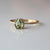 Green Sapphire Engagement Ring, 14k Solid Gold Engagement Ring, Beautiful Ring For Her, Diamond Ring, Stackable Ring, Proposal Ring