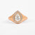 14k Solid Gold & Diamond Halo Ring, Diamond Wedding Ring, Statement Engagement Ring, Pear Shape Diamond Ring, Anniversary Ring, Proposal Ring For Her, Bridal Jewelry
