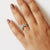 Genuine Turquoise Marquise Band Ring, Beautiful Diamond Crown Band, Fine Jewelry