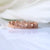 Milgrain Crown Eternity Band Ring,14k Rose gold Dainty Ring, Plain Gold Jewelry For Women