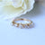 Cloud Eternity Diamond Wedding Band Ring Solid 14k Gold,Stacking Ring