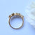 Cloud Eternity Diamond Wedding Band Ring Solid 14k Gold,Stacking Ring