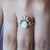 Sea of Love Ring,Opal Heart Ring with Diamonds,Vintage Opal Ring in Solid 14k Gold