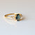 Oval Blue Sapphire Engagement Ring, Solid 14k Yellow Gold Diamond Fine Jewelry