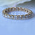 Cloud Eternity Diamond Wedding Band Ring Solid 14k Gold,Stacking Ring